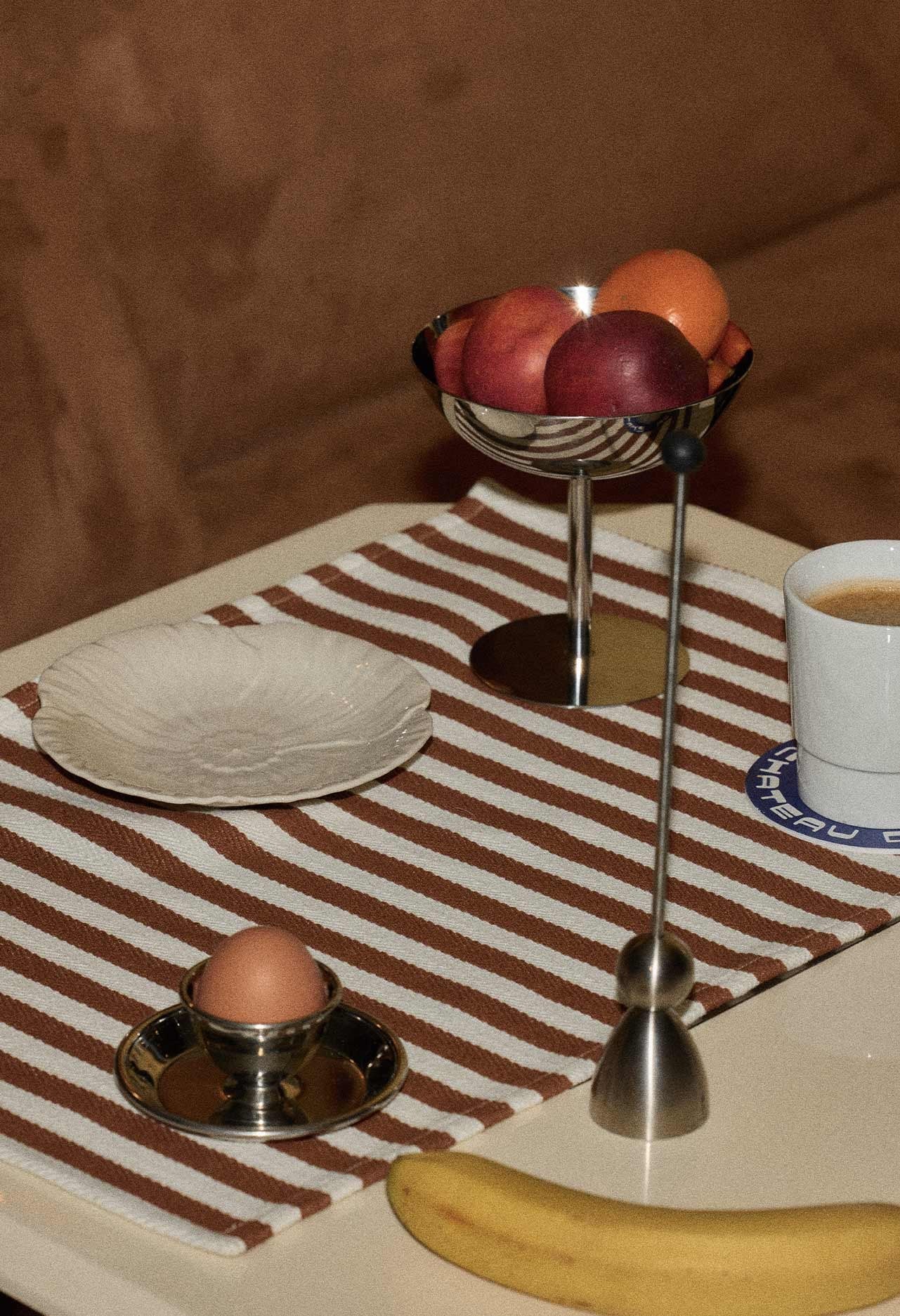 Tischset Mocca Stripes