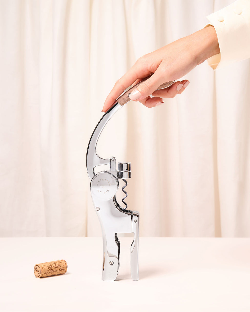 Oeno Silver & Wood Korkenzieher