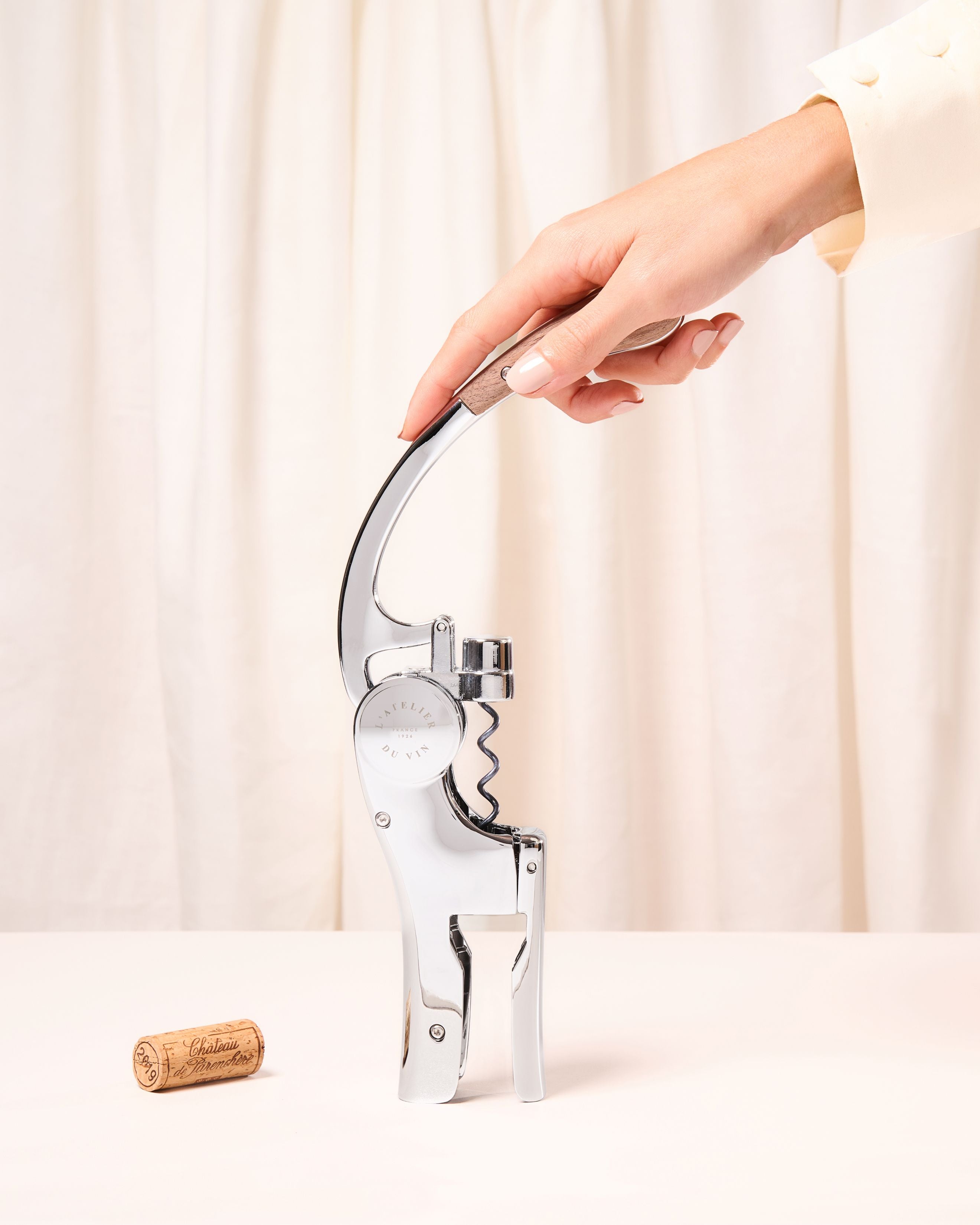 Oeno Silver & Wood Korkenzieher