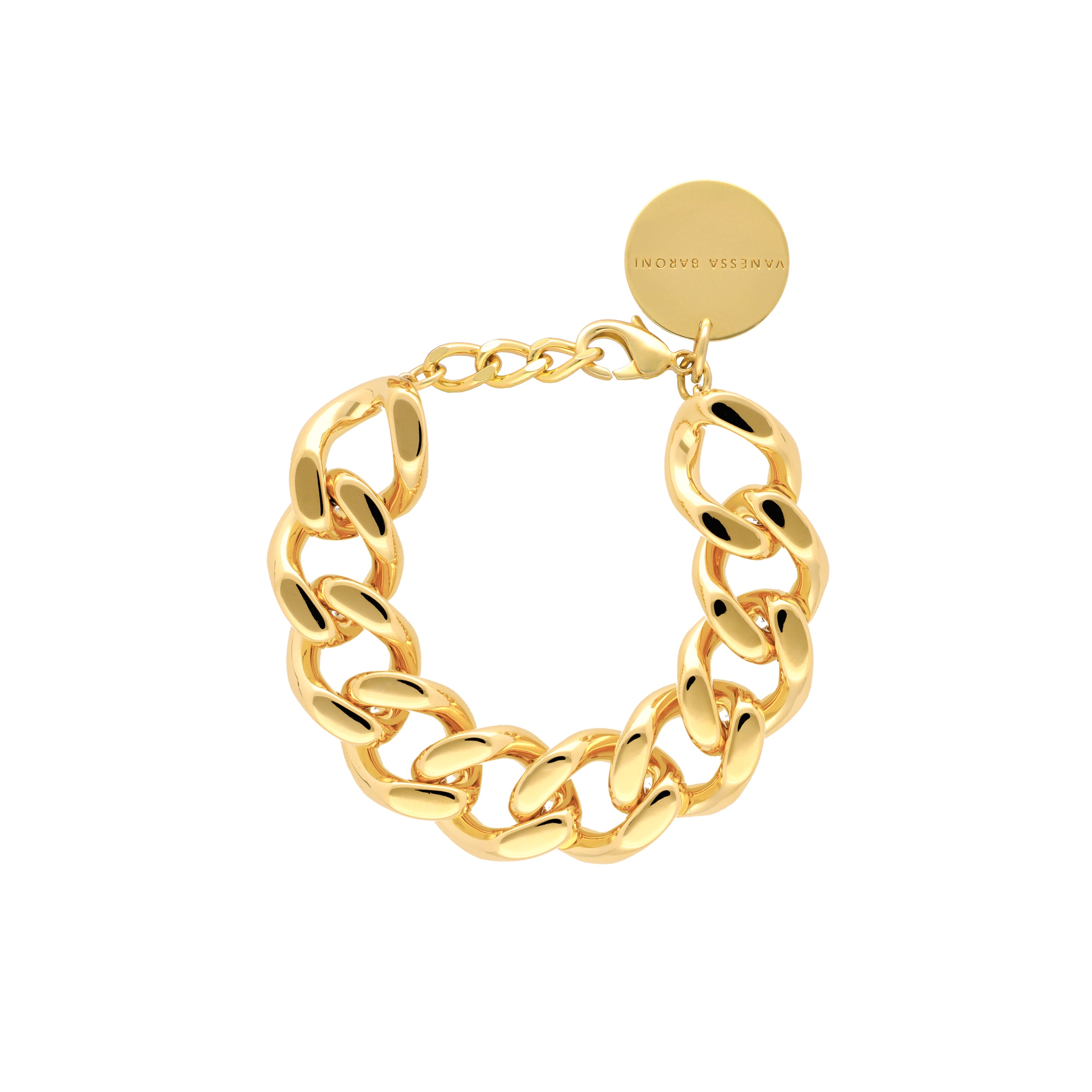 Armband Mini Flat Chain Gold