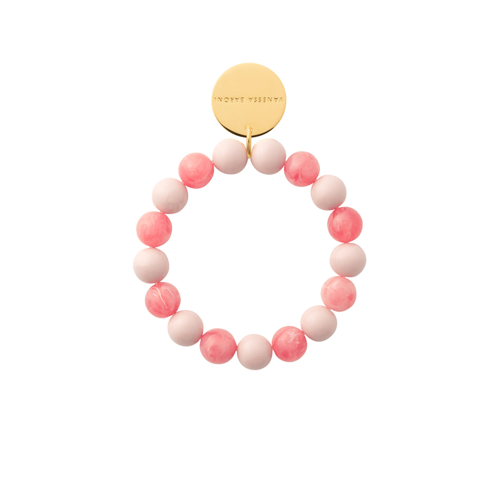 Armband Light Rose and Watermelon Marble