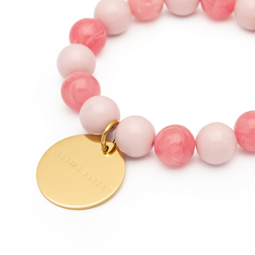 Armband Light Rose and Watermelon Marble