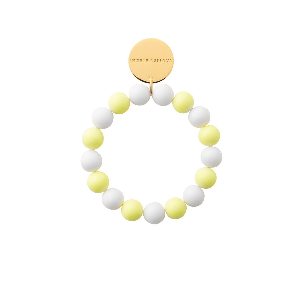 Armband Off White Butter Yellow