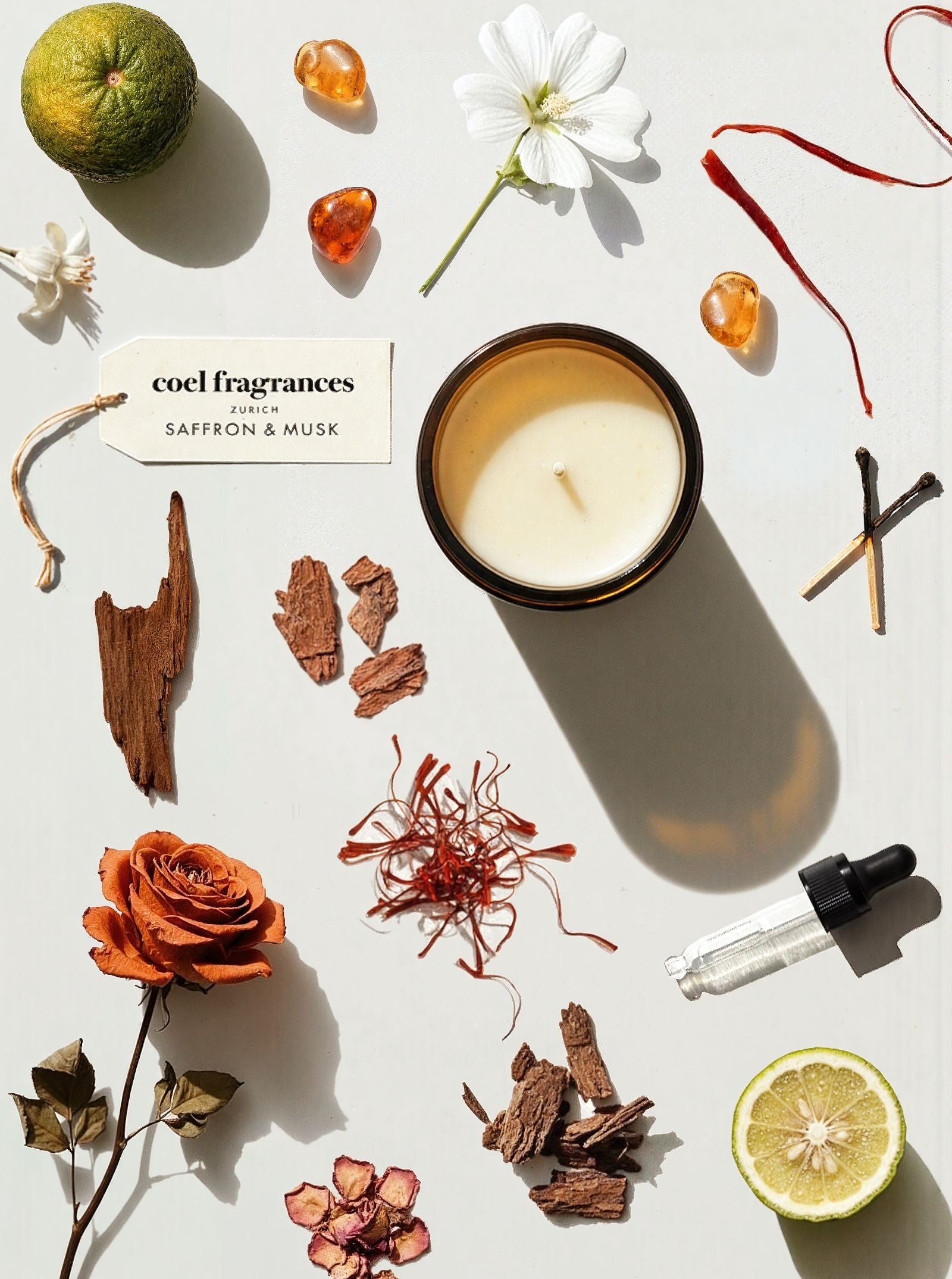 Duftkerze Saffron & Musk